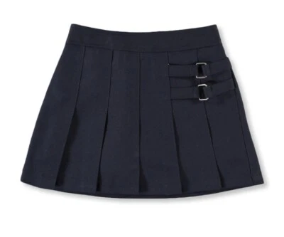 Scooter plisado French Toast para niñas pequeñas con detalles de hebilla lateral talla 6 Foto 1 de 2