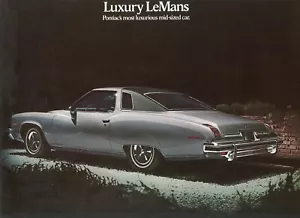 1974 Pontiac Luxury LeMans Brochure - Mint! - Picture 1 of 1
