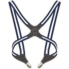Elastic Belt Men's Suspenders Clips Adjustable Braces Hanging Pants Clip