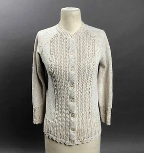 Vintage British Vogue Inc Medium? Knit Pullover Sweater Jumper 3/4 Sleeves - Picture 1 of 4