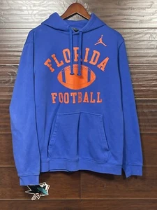 Nike Florida Gators Football Hoodie Sweatshirt Herren Large Blau Jordan Gebraucht - Bild 1 von 9