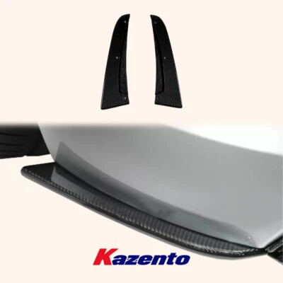 Parachoques trasero divisor de espátula lateral para Lexus LC 500 URZ100 17-22 TM tipo carbono Foto 1 de 4