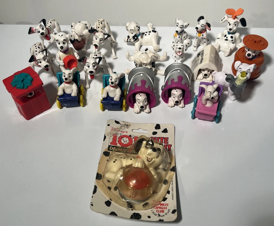 VTG McDonalds Walt Disney 101 Dalmatians Happy Meal Figure LOT of 22 - 1996 toys - Image 1 of 4