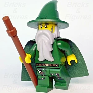 LEGO® Castle Dark Green Wizard Minifigure Kingdoms Dragon Chess King 853373 - Picture 1 of 3