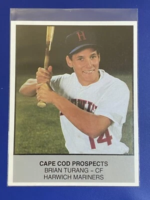 1988 Ballpark Cards Minor League Baseball Cape Cod Prospects #20 Brian TURANG - Image 1 of 2