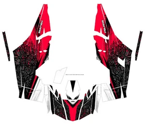 UTV Graphics Kit Side X Side Decal Sticker Wrap For Polaris RZR RS1 2018+ B.A.W - Picture 1 of 10