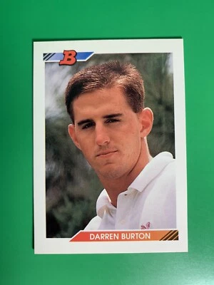 1992 Bowman Darren Burton RC #424 Kansas City Royals - Image 1 of 2