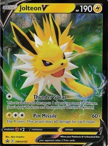 Jolteon V SWSH151 Promo Holo SWSH: Sword & Shield Promo Cards NM Pokémon - Picture 1 of 2
