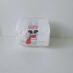 Weihnachten Toilettenpapier - Lustiger Weihnachtsmann auf Toilette Frohe Weihnachten - Bild 1 von 7
