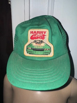 Vintage Harry Gant 33 Skoal Nascar Patch 80's Era Trucker Hat Racing Foto 1 de 4