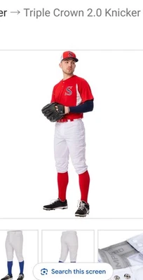 New Boys Champro Triple Crown 2.0 Premium Baseball Knicker Pants Size Youth L - Image 1 of 4