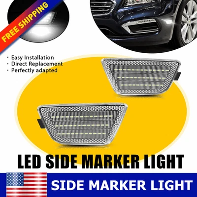 Luces de señalización laterales del parachoques delantero 2 piezas para Chevrolet Cruze 2011-2015 izquierda+derecha EE. UU. Foto 1 de 4