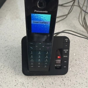 Panasonic KX-TG8182 Digital Cordless Answering System - Black - Zdjęcie 1 z 12