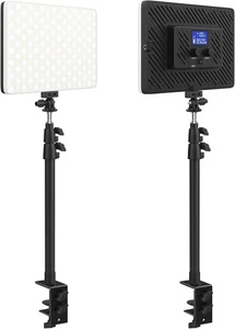 2 Pack LED Bi-Color Video Lighting Kit, 2500K-8500K,8000mAh Battery, Vlogs - Picture 1 of 7