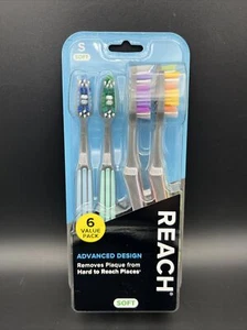 Reach Advanced Design Zahnbürste weich mehrere Borsten Pack 6 Stück - Bild 1 von 5
