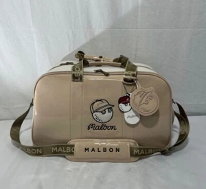 Malbon Golf Enamel Boston Bag Golf bag beige New From JP new - Picture 1 of 3