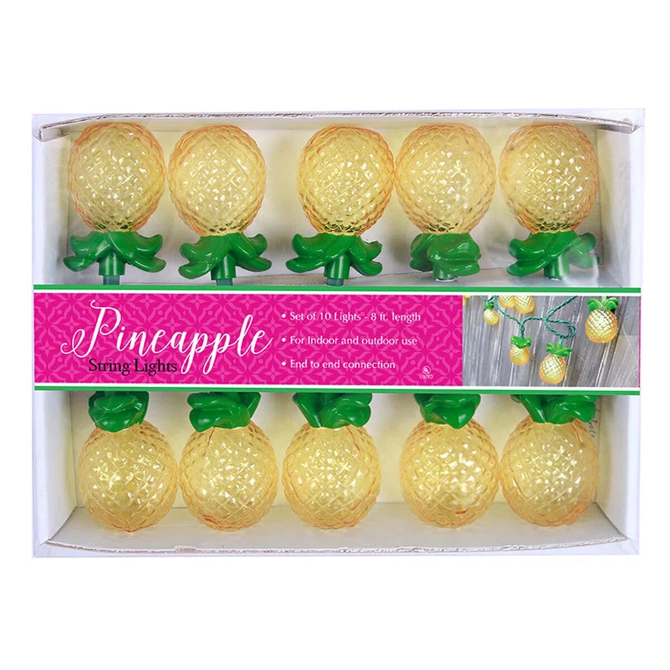 10 тропических гирлянд из ананаса длиной 8 футов — 70209 - Изображение 1 из 1