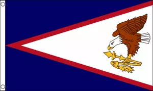 Bandera Americana de Samoa - 5 x 3 pies - 100 % poliéster país América - Imagen 1 de 2
