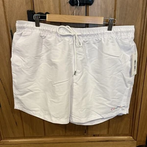 Calvin Klein Men’s Swimming Trunks White XXL Rainbow Pride - Picture 1 of 8
