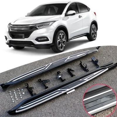 2Pcs Runing Boards Side Step Nerf Bar fit for Honda HRV HR-V Vezel 2016-2021 - Image 1 of 4