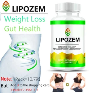 Lipozem – Advanced Support for Weight Management & Gut Health - 60 Capsules,New - Picture 1 of 15