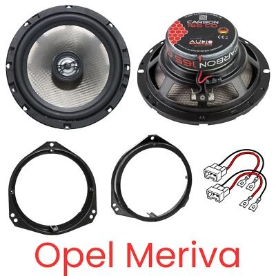 Audio System CARBON 165 CO Lautsprecher Boxen Set kompatibel für Opel Meriva A  - Bild 1 von 4