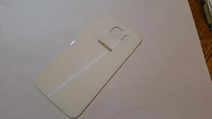 Samsung Galaxy S6 SM-G920f Genuine Back Glass Housing White - Zdjęcie 1 z 1