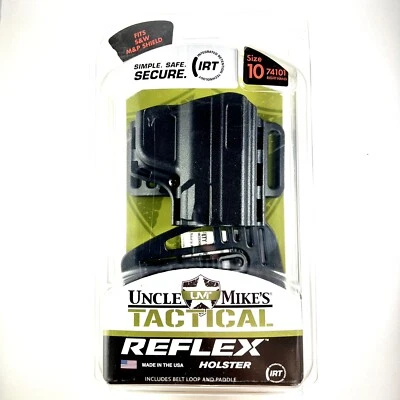 Uncle Mike’s REFLEX OWB Kydex Funda Cinturón Lazo Paleta S&W M&P Escudo Mano Derecha Foto 1 de 4