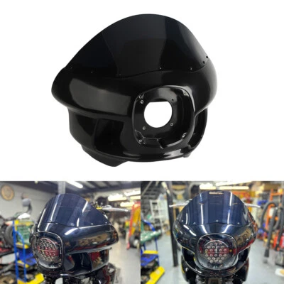 Kit de montaje de parabrisas de carenado superior delantero de 7" para Harley Softail FXBBS FXLRS FXFBS Foto 1 de 4