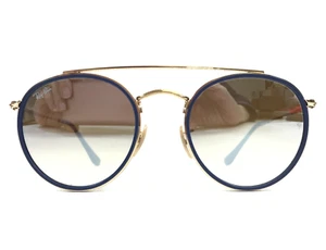 Ray-Ban Sunglasses RB3647-N 001/9U DOUBLE BRIDGE Arista with Brown Silver Mirror - Picture 1 of 14