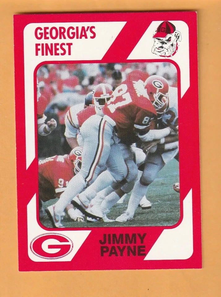 Jimmy Payne Georgia Bulldogs 1989 Card #51 Athens GA 1980 NCAA Champs - Image 1 of 2