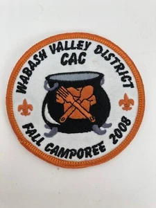 Wabash Valley District CAC Fall Camporee BSA Boy Scouts Patch 2008 - Picture 1 of 2
