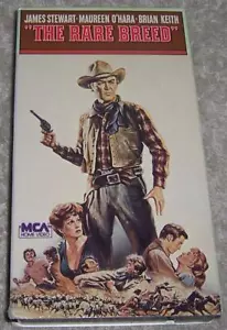 The Rare Breed VHS Video James Stewart Maureen O'Hara Brian Keith - Picture 1 of 2