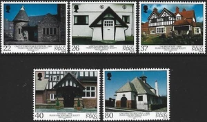 2001 Isle of Man Sg 953/957 The Architecture of Mackay Hugh Baillie Scott MNH - Picture 1 of 2