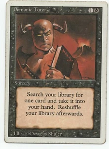 Demonic Tutor MTG Revised English MP - Picture 1 of 1