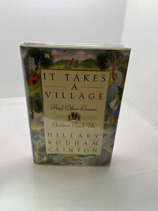 Hillary Clinton Full Name Signed It Takes a Village Full Signature - Picture 1 of 16