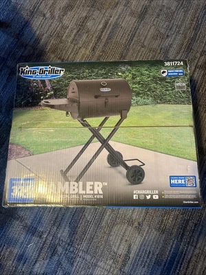 Parrilla de carbón portátil Char-Griller Gambler modelo 1816 - caja sellada nueva Foto 1 de 4
