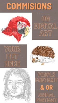 Comisiones de arte digital baratas [tú y/o mascota] - realismo - artista experimentado Foto 1 de 4