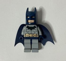 Lego Dark Blue Batman: The Video Game 2007 (7786) ~ Replaced Cape ~ Damaged Head