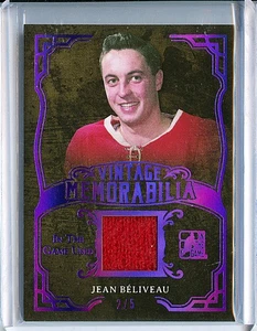 2017-18 - In The Game - Vintage Memoribilia - Jean Beliveau (002/005) - Picture 1 of 1