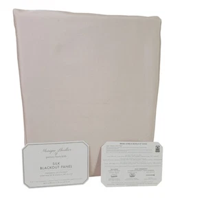 Pottery Barn Kids Monique Lhuillier Silk Blackout Panels Blush Pink 48”x84" New - Picture 1 of 4