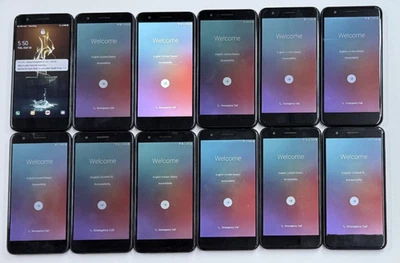 LOT OF 12 x T-Mobile / Metro / Boost LG K30 LM-X410 Smart Phones *PARTS ONLY* - Image 1 of 4