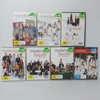 Modern Family complete seasons 1 - 7  DVDs  region 4 - image 1 of 3