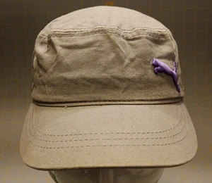 Gorra para mujer ajustable con tirantes Puma gris ejército cadete con logotipo de Puma púrpura - Imagen 1 de 7
