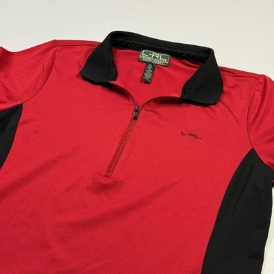 Polo Lauren Ralph Lauren Mujer XL Rojo Negro Lauren Active Golf Atlético Foto 1 de 4