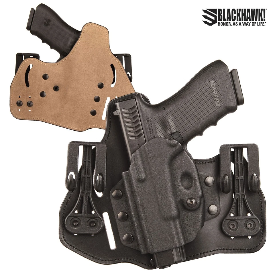 Blackhawk Leather Tuckable Pancake Holster Sig P238 RH Size 33 Black