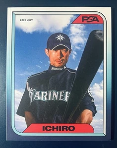 PSA Magazine July 2025 Ichiro Suzuki Seattle Mariners HOF Base Cover - Picture 1 of 2