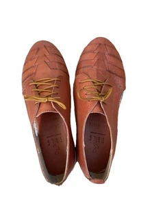 Sols Huarache Tie Up Women's size 8 Shoes Leather NEW w/o tags brown handmade - Picture 1 of 8