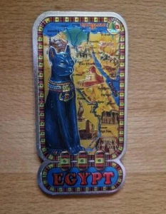 Ägypten Karte - Kühlschrank Magnet - ca. 5 x10 cm - Unbenutzt - Bild 1 von 1