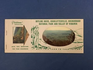 Vintage BLUE RIDGE MOUNTAINS Parkway National Park Souvenir Travel Postcards USA - Picture 1 of 8